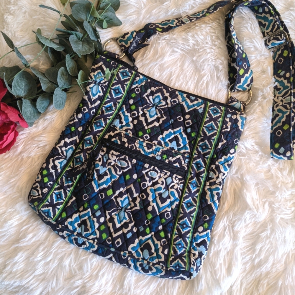 Vera Bradley Ink Blue Purse - Picture 1 of 7